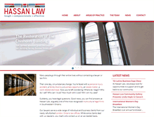 Tablet Screenshot of hassanlaw.com